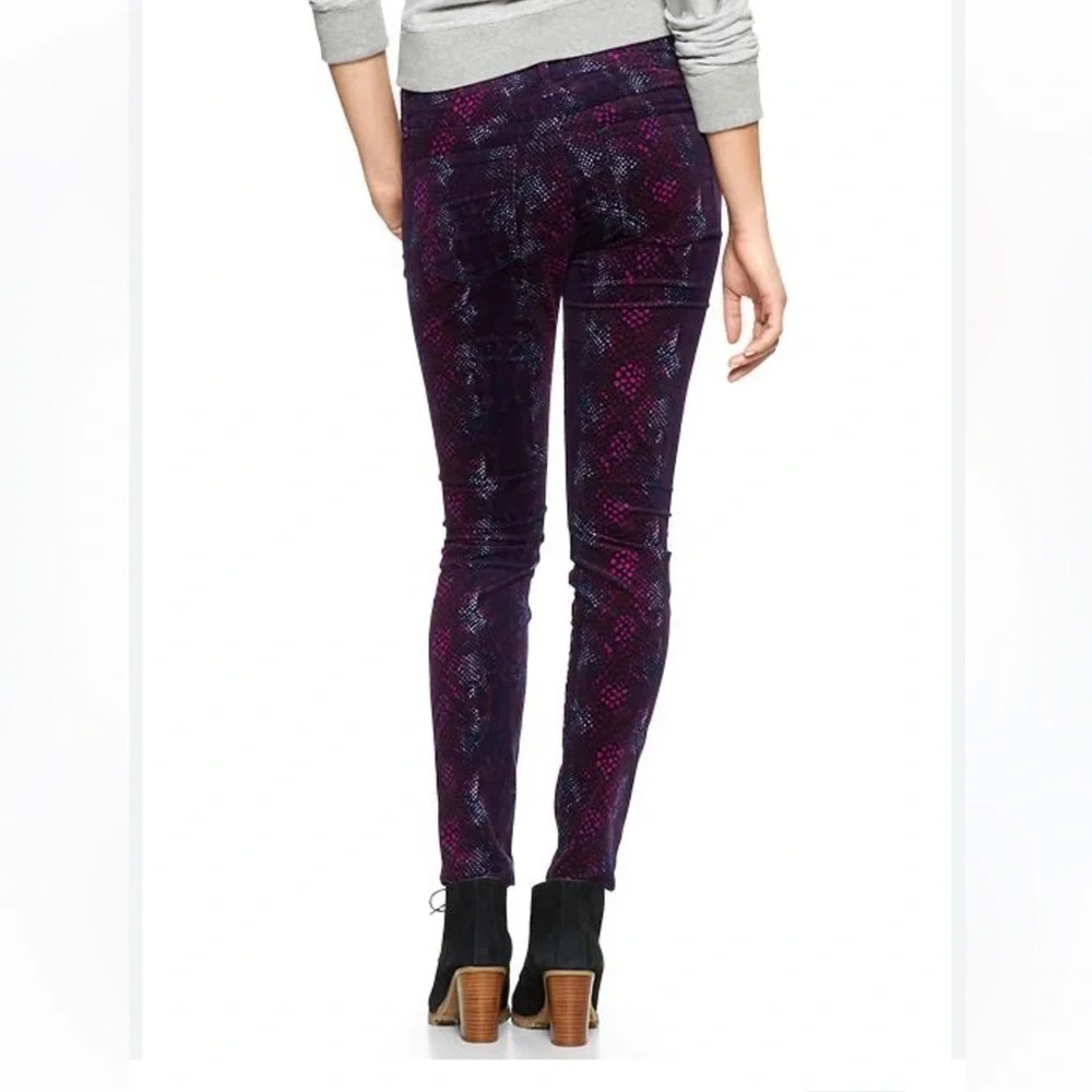 Gap 1969 Snake Print Leggings Jeans Cords Size 28 Regular - Picture 2 of 16